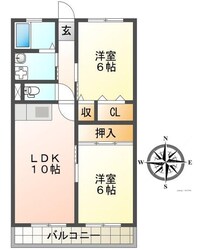 プレア香寺の物件間取画像